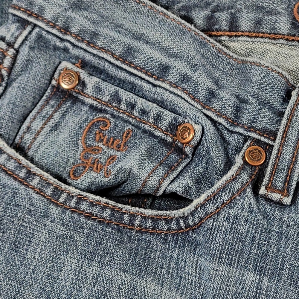 Cruel Girl Jeans*Womens 5x30 Regular *Mid Rise*Medium Wash*Bootcut - Picture 3 of 13